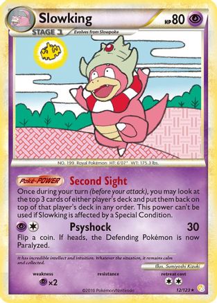Slowking (012) - HS  - Holo Rare - Holofoil