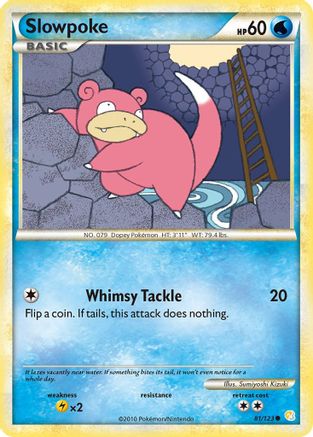 Slowpoke (081/123) - HS  - Common