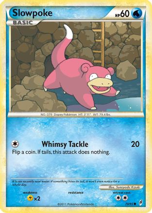 Slowpoke (070/95) - COL  - Common - Reverse Holofoil
