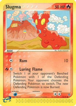 Slugma (072/97) - D  - Common - Reverse Holofoil