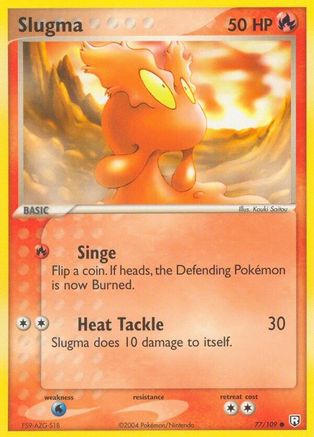 Slugma (077) - TRR  - Common - Reverse Holofoil