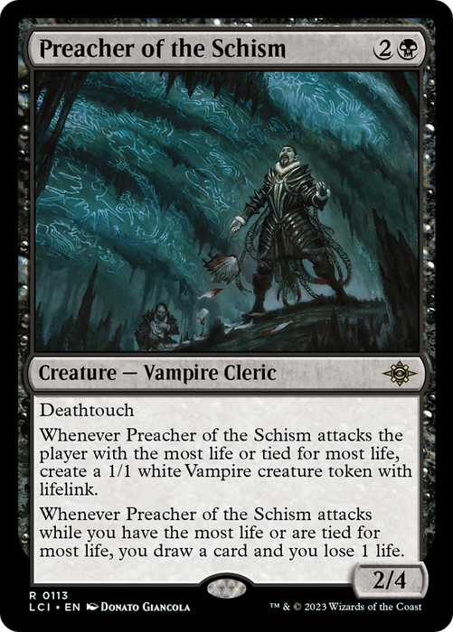 Preacher of the Schism (LCI-113) - rare - Foil