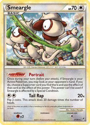 Smeargle (021) - COL  - Holo Rare - Reverse Holofoil