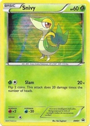 Snivy (BW01) - BAWP  - Promo - Holofoil