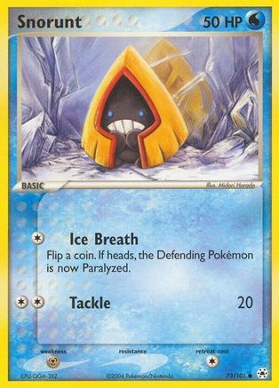 Snorunt (073) - HL  - Common - Reverse Holofoil