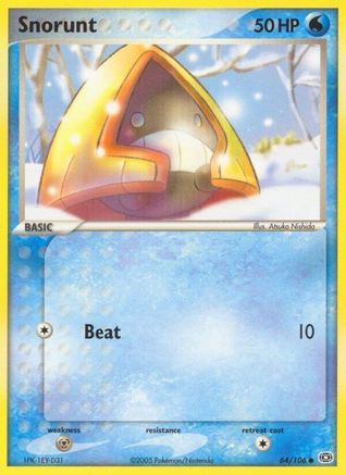 Snorunt (064) - E  - Common - Reverse Holofoil