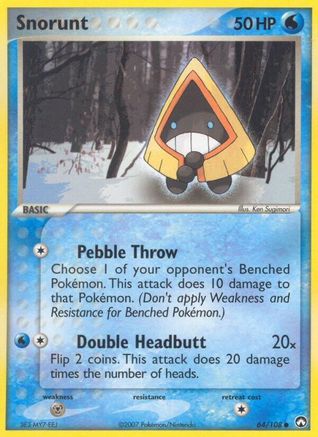 Snorunt (064) - PK  - Common - Reverse Holofoil