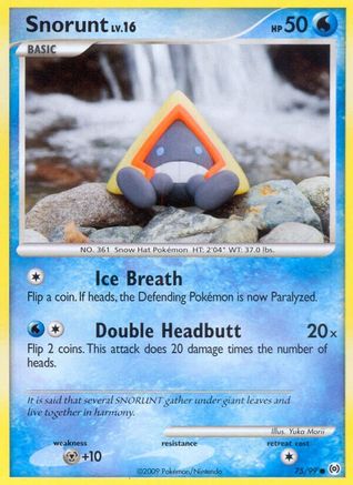 Snorunt (075/99) - A  - Common - Reverse Holofoil