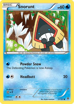 Snorunt (021) - PB  - Common - Reverse Holofoil