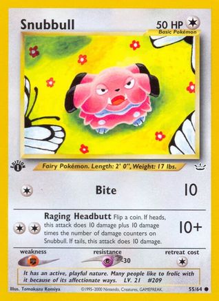Snubbull (055/64) - NR  - Common - 1st Edition