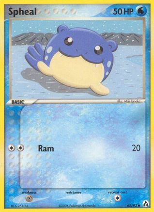 Spheal (065/92) - LM  - Common - Reverse Holofoil
