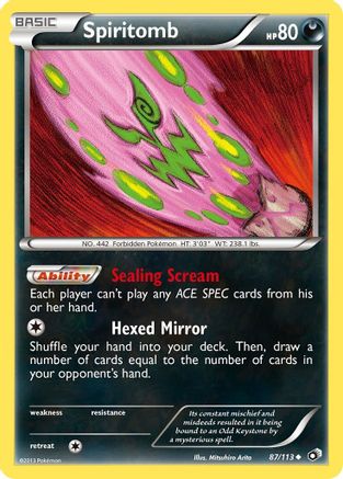 Spiritomb (087) - LT  - Uncommon - Reverse Holofoil
