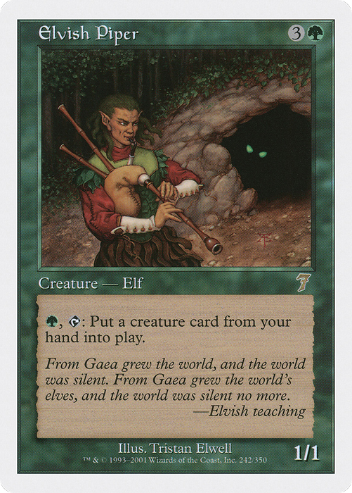 Elvish Piper (7ED-242) - rare