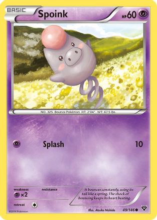 Spoink (049) - XBS  - Common - Reverse Holofoil