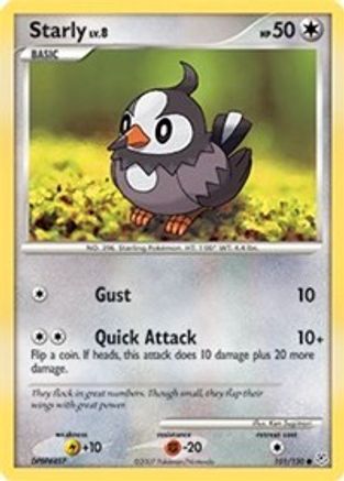 Starly (101) - DAP  - Common - Reverse Holofoil
