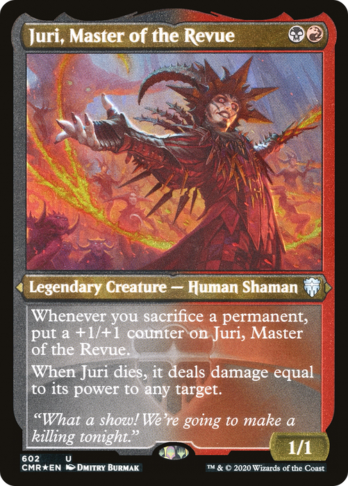 Juri, Master of the Revue (CMR-602) - uncommon - Etched Foil