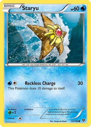 Staryu (033) - XBS  - Common