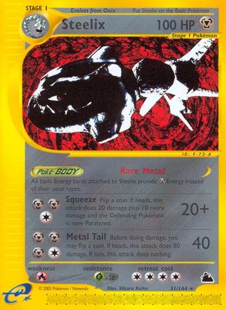 Steelix (31) (031) - S  - Rare - Reverse Holofoil