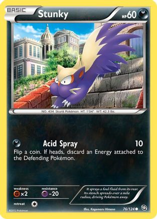 Stunky (076) - DE  - Common - Reverse Holofoil
