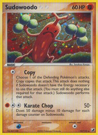 Sudowoodo (015) - UF  - Holo Rare - Holofoil