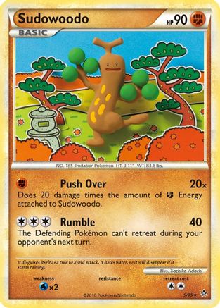 Sudowoodo (009) - U  - Holo Rare - Reverse Holofoil