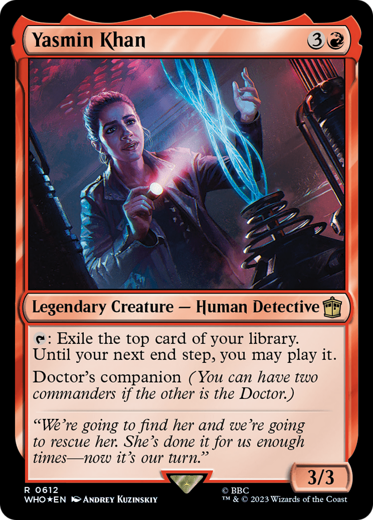Yasmin Khan (WHO-612) - rare - Foil