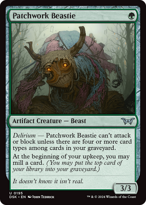 Patchwork Beastie (DSK-195) - uncommon - Foil