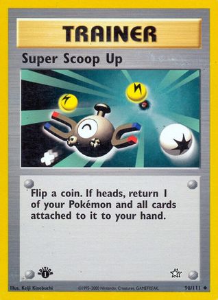 Super Scoop Up (098/111) - NG  - Uncommon - 1st Edition