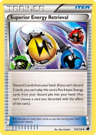 Superior Energy Retrieval (103/116) - PF  - Uncommon