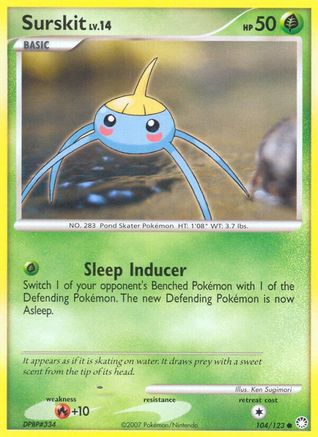 Surskit (104) - MT  - Common - Reverse Holofoil
