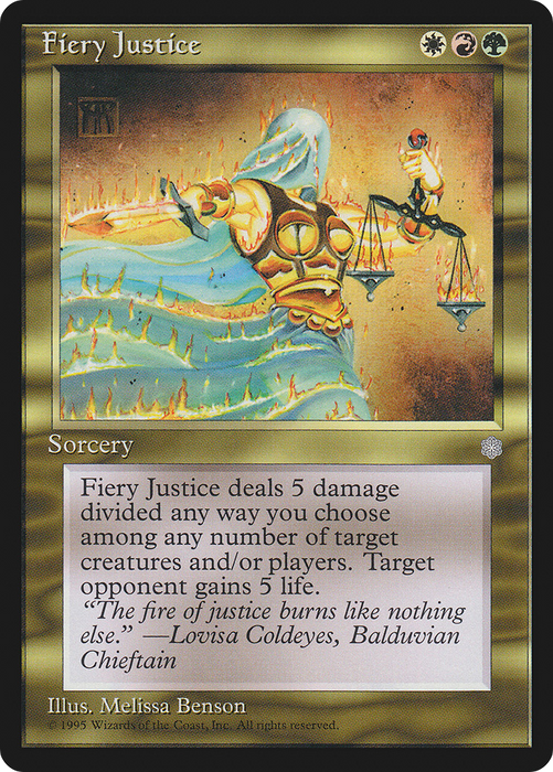 Fiery Justice (ICE-288) - rare