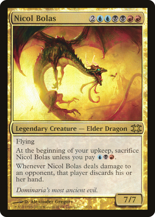 Nicol Bolas (DRB-010) - rare - Foil