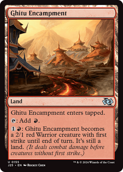 Ghitu Encampment (J25-155) - uncommon