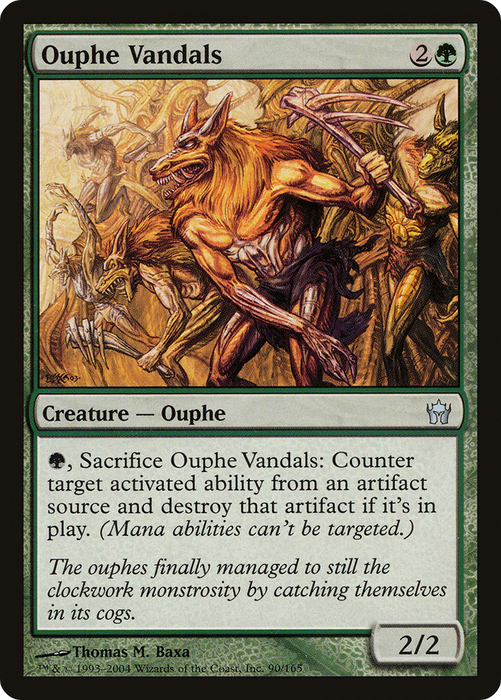 Ouphe Vandals (5DN-090) - uncommon - Foil