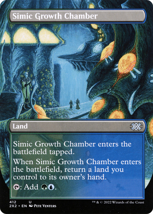Simic Growth Chamber (2X2-412) - uncommon (Borderless) - Foil