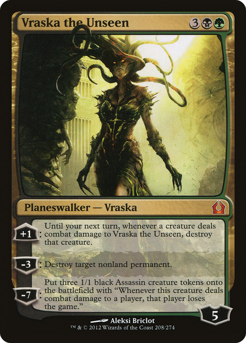 Vraska the Unseen (RTR-208) - mythic