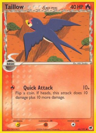 Taillow (Delta Species) (066/101) - DF  - Common