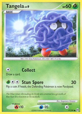 Tangela (77) (077) - A  - Common - Reverse Holofoil