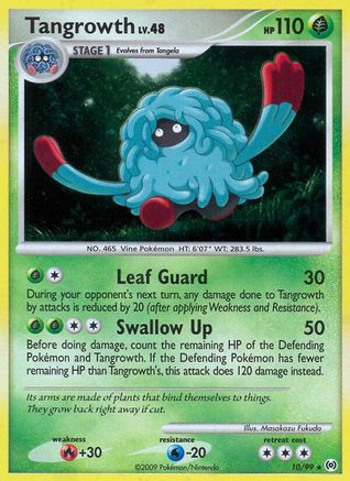 Tangrowth (010) - A  - Holo Rare - Reverse Holofoil
