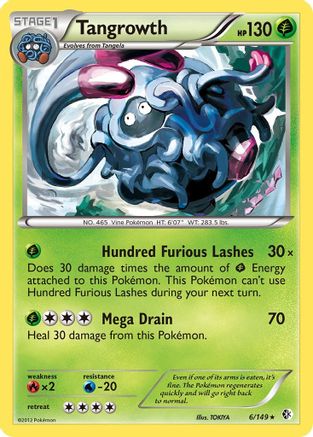 Tangrowth (006) - BC  - Holo Rare - Reverse Holofoil
