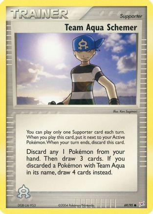 Team Aqua Schemer (069/95) - TMVTA  - Common