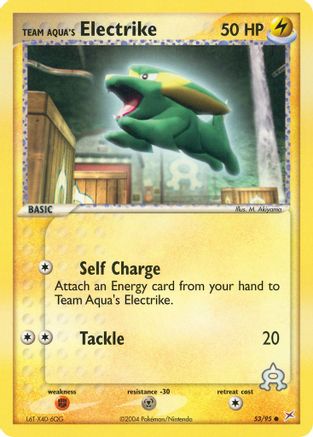 Team Aqua's Electrike (053/95) - TMVTA  - Common
