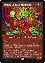 Squee, Dubious Monarch (DMU-332) - rare: (Showcase) - Foil