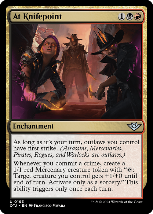 At Knifepoint (OTJ-193) - uncommon - Foil