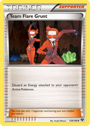 Team Flare Grunt (129/146) - XBS  - Uncommon