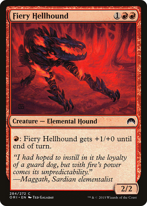 Fiery Hellhound (ORI-284) - common