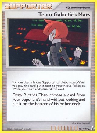 Team Galactic's Mars (126/132) - SW  - Uncommon - Reverse Holofoil