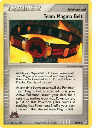 Team Magma Belt (081) - TMVTA  - Uncommon