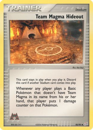 Team Magma Hideout (083) - TMVTA  - Uncommon