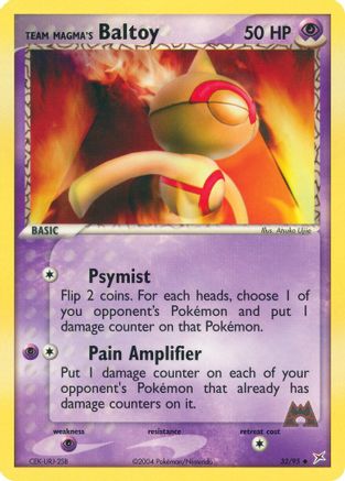 Team Magma's Baltoy (032/95) - TMVTA  - Uncommon